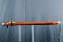 Honduran Rosewood Native American Flute, Minor, Bass G-3, #J33H (8)